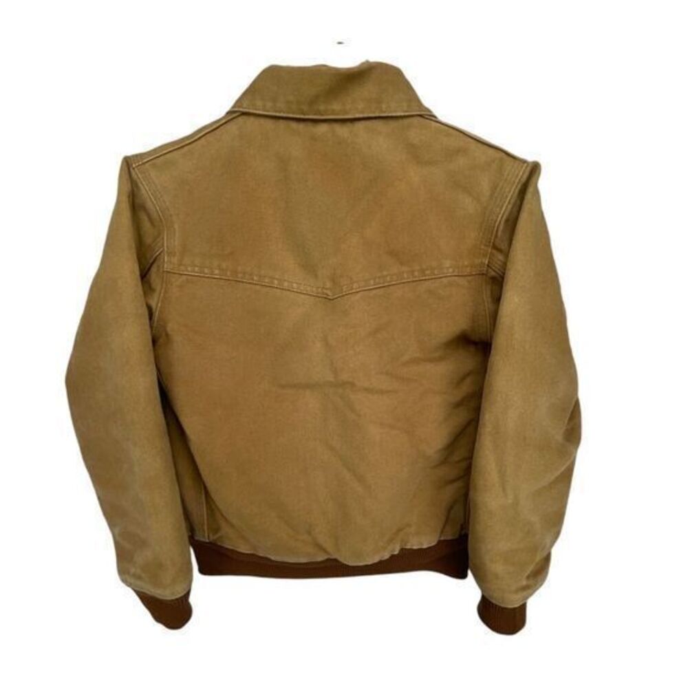 Carhartt Santa Fe Jacket Quilt Lined Youth Medium Y03 BRN Brown - Picture 3 of 16